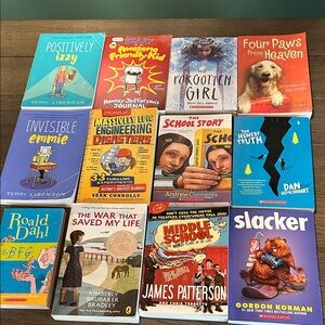 Kids books young reader 12 books GUC scholastic Newberry etc